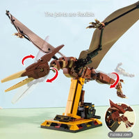Thumbnail for Building Blocks MOC 13006 Flying Dinosaur Dragon Bricks Toys - 7
