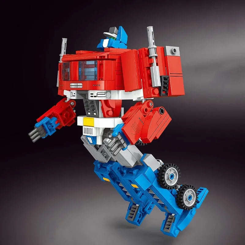 Building Blocks MOC 13014 Deformation Optimus Truck Bricks Toys - 4