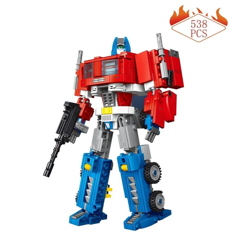 Building Blocks MOC 13014 Deformation Optimus Truck Bricks Toys - 1