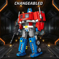 Thumbnail for Building Blocks MOC 13014 Deformation Optimus Truck Bricks Toys - 2