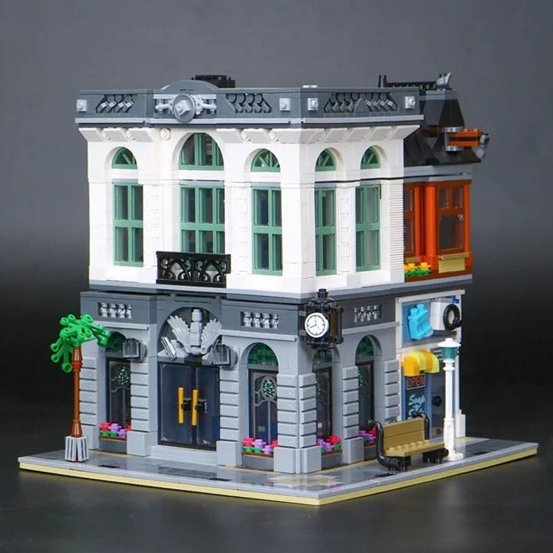 Building Blocks MOC 15001 Creator Expert City Brick Bank Bricks Toys - 1