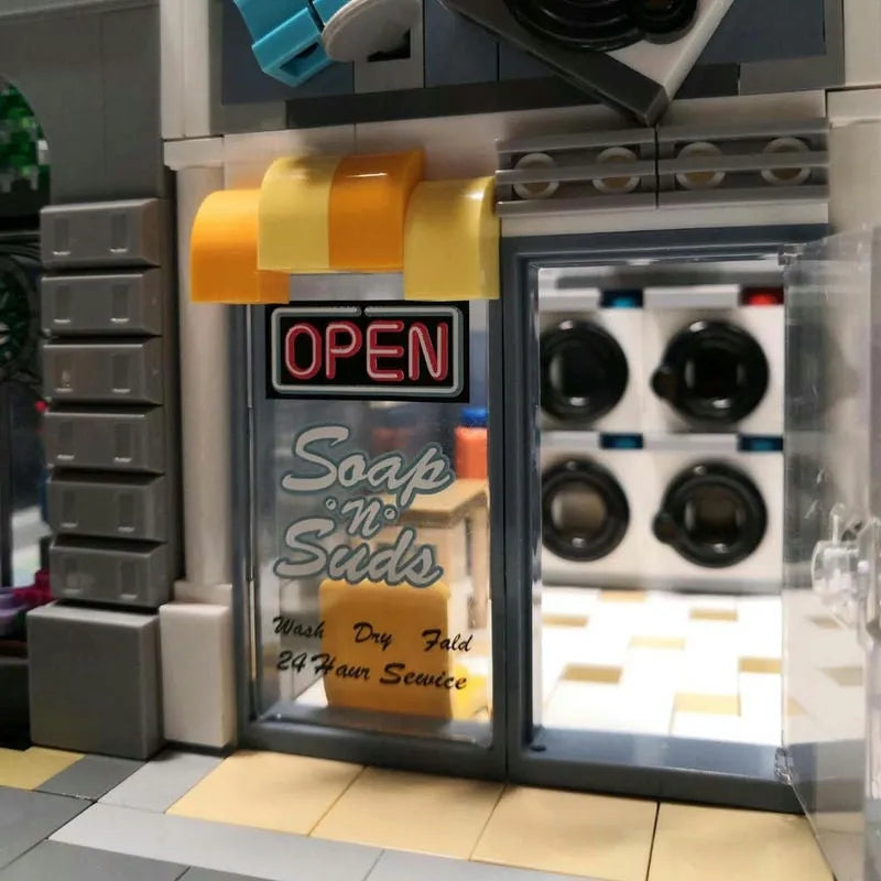 Building Blocks MOC 15001 Creator Expert City Brick Bank Bricks Toys Construction Set Toys - 8