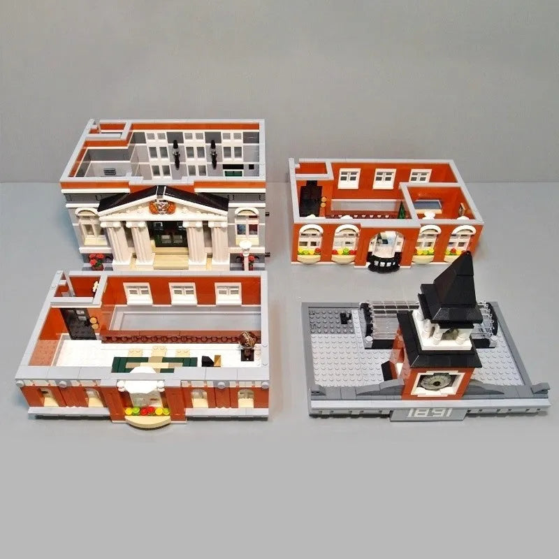 Building Blocks MOC 15003 Creator Expert City Town Hall Bricks Toys - 19