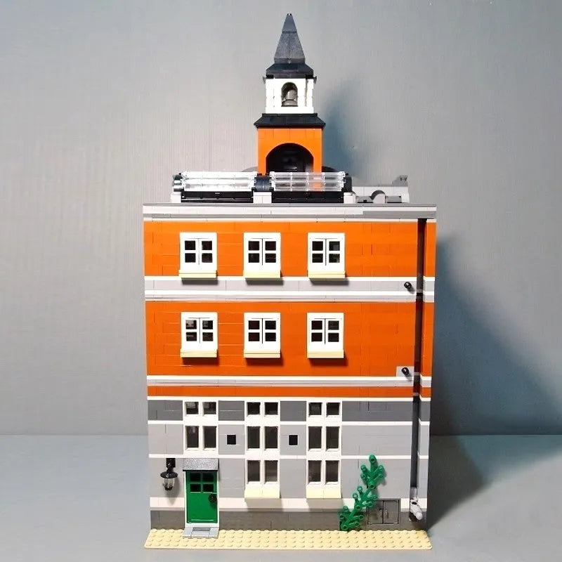 Building Blocks MOC 15003 Creator Expert City Town Hall Bricks Toys - 4
