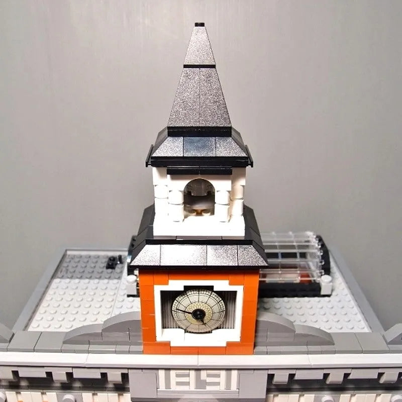 Building Blocks MOC 15003 Creator Expert City Town Hall Bricks Toys - 18