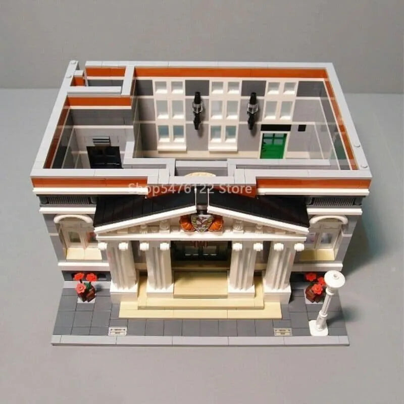 Building Blocks MOC 15003 Creator Expert City Town Hall Bricks Toys - 11