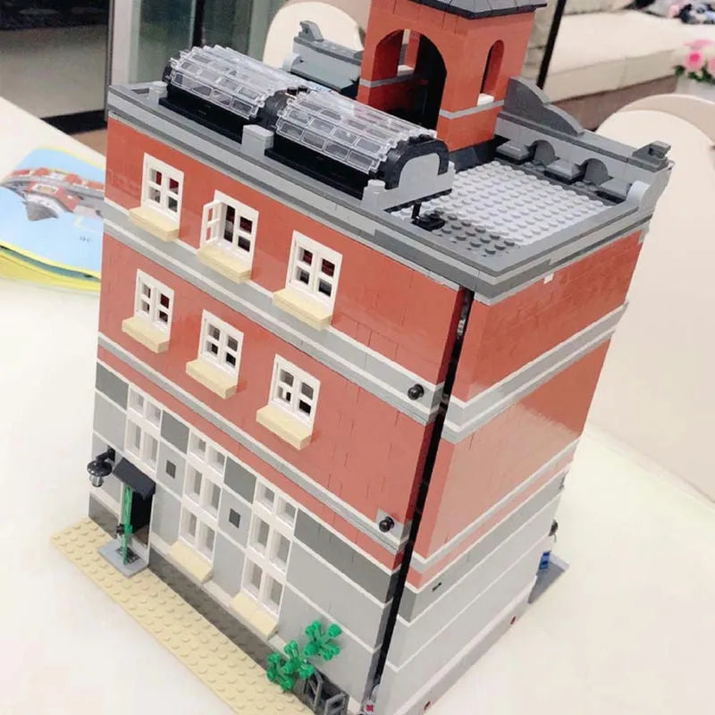 Building Blocks MOC 15003 Creator Expert City Town Hall Bricks Toys - 14