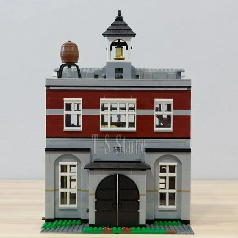 Building Blocks MOC 15004 Creator Expert City Fire Brigade Bricks Toys - 10