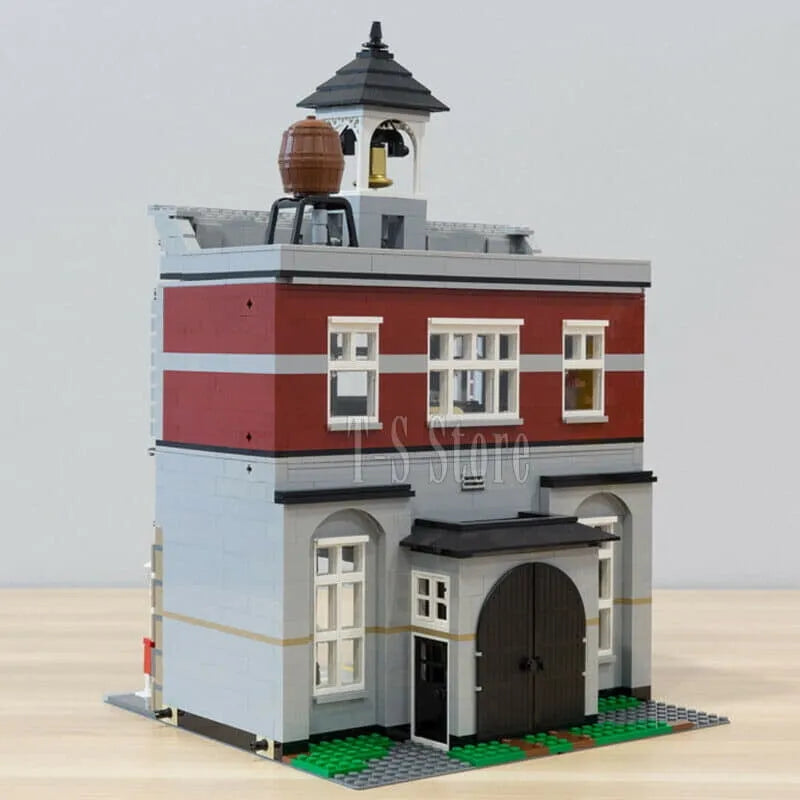 Building Blocks MOC 15004 Creator Expert City Fire Brigade Bricks Toys - 9
