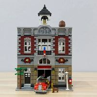 Thumbnail for Building Blocks MOC 15004 Creator Expert City Fire Brigade Bricks Toys - 11