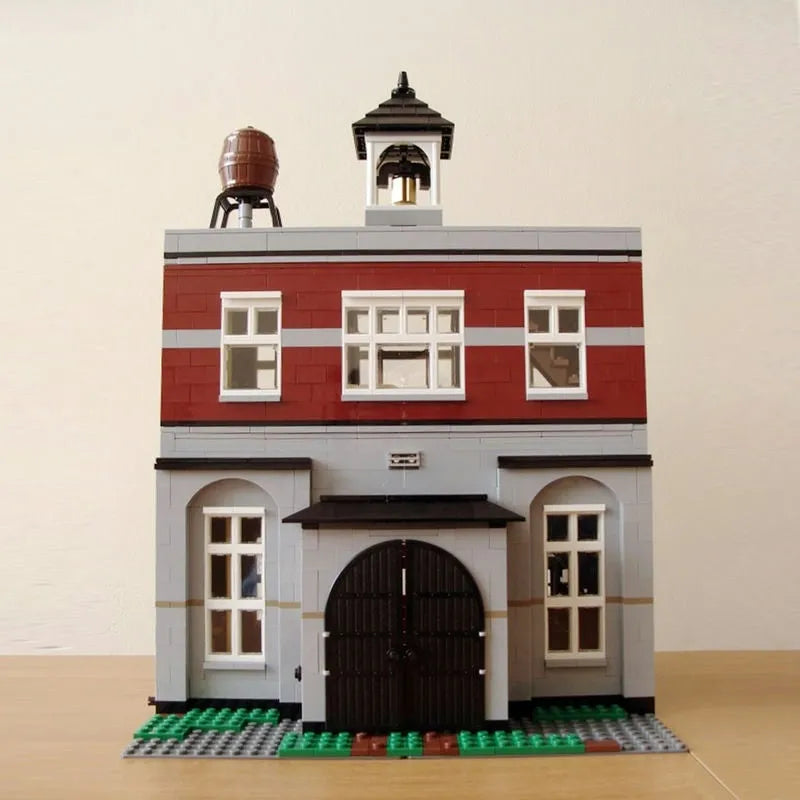 Building Blocks MOC 15004 Creator Expert City Fire Brigade Bricks Toys - 6