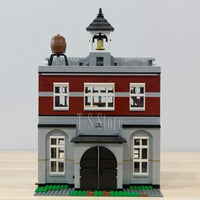 Thumbnail for Building Blocks MOC 15004 Expert Creator City Fire Brigade Bricks Toy EU - 12