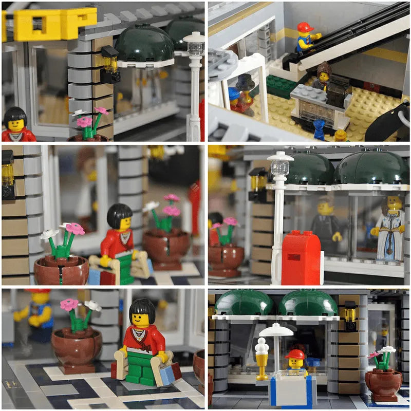 Building Blocks MOC 15005 Creator Expert City Grand Emporium Bricks Toys - 5