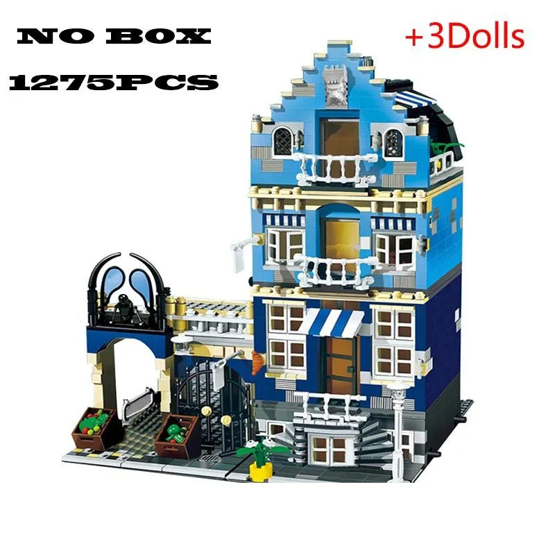 Building Blocks MOC 15007 Creator Expert City Market Factory Store Bricks Toys Construction Set Toys - 4