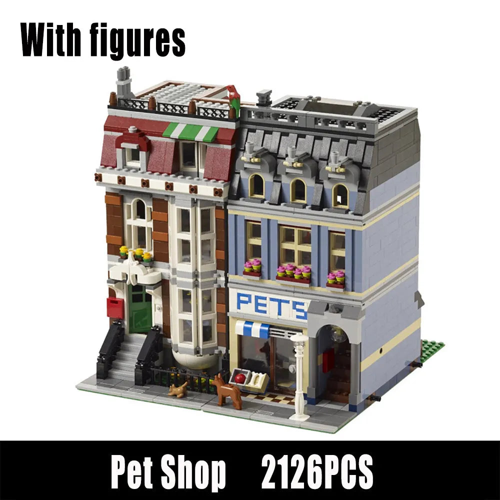 Building Blocks MOC 15009 Creator Expert City Pet Shop Bricks Toys - 3