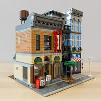 Thumbnail for Building Blocks MOC 15011 Creator Expert City Detective’s Office Bricks Toys - 11