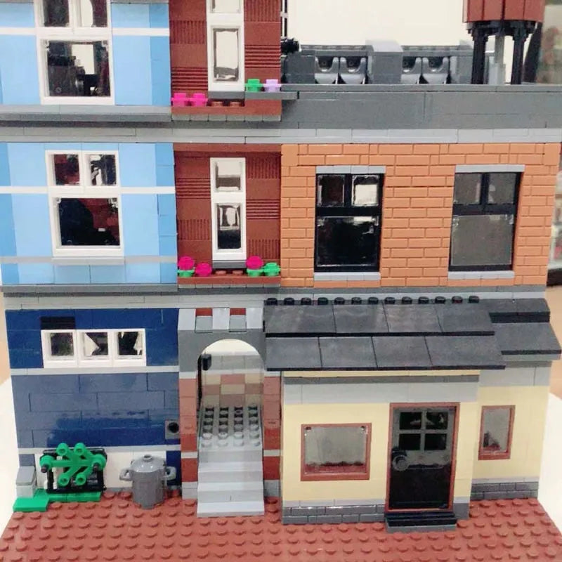 Building Blocks MOC 15011 Creator Expert City Detective’s Office Bricks Toys - 4