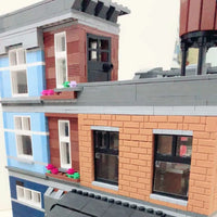 Thumbnail for Building Blocks MOC 15011 Creator Expert City Detective’s Office Bricks Toys - 6