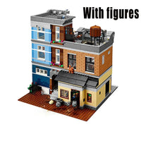 Thumbnail for Building Blocks MOC 15011 Creator Expert City Detective’s Office Bricks Toys - 3