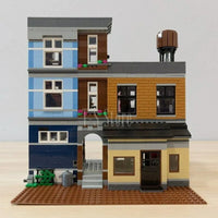 Thumbnail for Building Blocks MOC 15011 Creator Expert City Detective’s Office Bricks Toys - 13