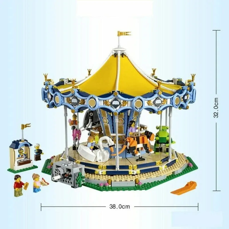 Building Blocks MOC 15036 Creator Expert City Carousel Bricks Toys - 2