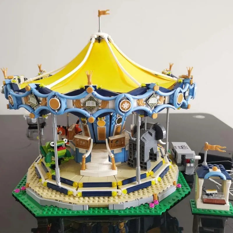 Building Blocks MOC 15036 Creator Expert City Carousel Bricks Toys - 7