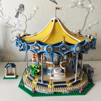 Thumbnail for Building Blocks MOC 15036 Creator Expert Motorized Carousel Bricks Toy - 3