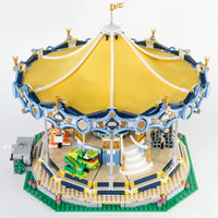 Thumbnail for Building Blocks MOC 15036 Creator Expert Motorized Carousel Bricks Toy - 4