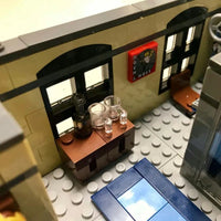 Thumbnail for Building Blocks MOC 15037 Creator Expert City Downtown Diner Bricks Toys - 15