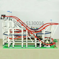 Thumbnail for Building Blocks MOC 15039 Creator Expert Motorized Roller Coaster Bricks Toys - 11