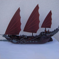 Thumbnail for Building Blocks MOC 16018 Lord Of Ring Pirate Ship Ambush Bricks Toy - 4
