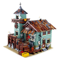 Thumbnail for Building Blocks MOC 16050 Creator Expert Old Fishing Store Bricks Toys - 1
