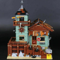 Thumbnail for Building Blocks MOC 16050 Creator Expert Old Fishing Store Bricks Toys - 2