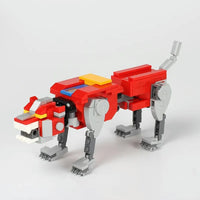 Thumbnail for Building Blocks MOC 16057 Voltron Defender Transformed Bricks Toy - 9