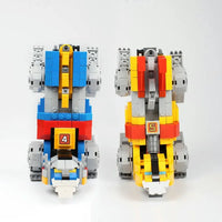 Thumbnail for Building Blocks MOC 16057 Voltron Defender Transformed Bricks Toy - 19