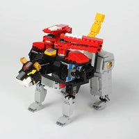 Thumbnail for Building Blocks MOC 16057 Voltron Defender Transformed Bricks Toy - 6