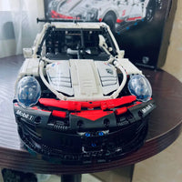 Thumbnail for Building Blocks MOC 20097 Tech Porsche 911 RSR Racing Sports Car Bricks Toys Construction Set Toys - 2