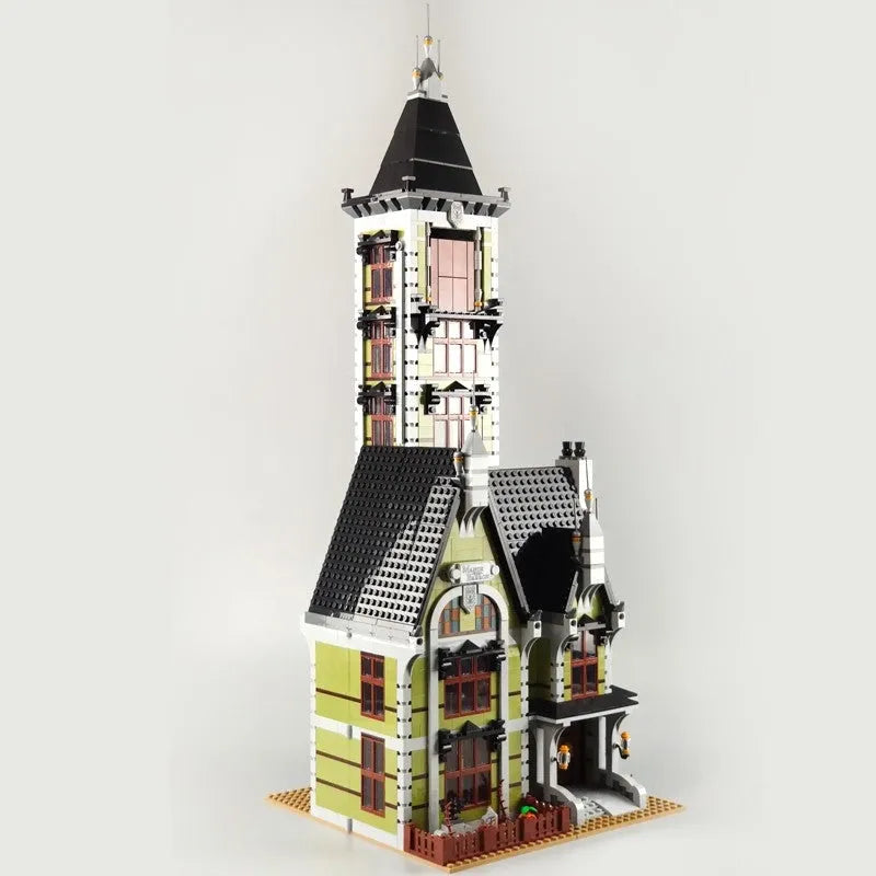 Building Blocks MOC 2025 Creator Expert Monster Haunted House Bricks Toy Construction Set Toys - 9