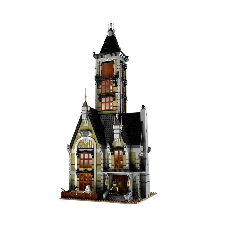 Building Blocks MOC 2025 Creator Expert Monster Haunted House Bricks Toy - 5