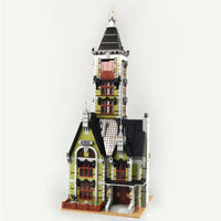 Thumbnail for Building Blocks MOC 2025 Creator Expert Monster Haunted House Bricks Toy Construction Set Toys - 2