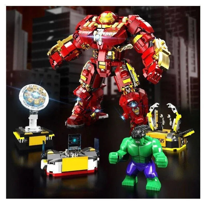 Hero Building Block Building Blocks Super Armored Hulk Iron Hero Toys