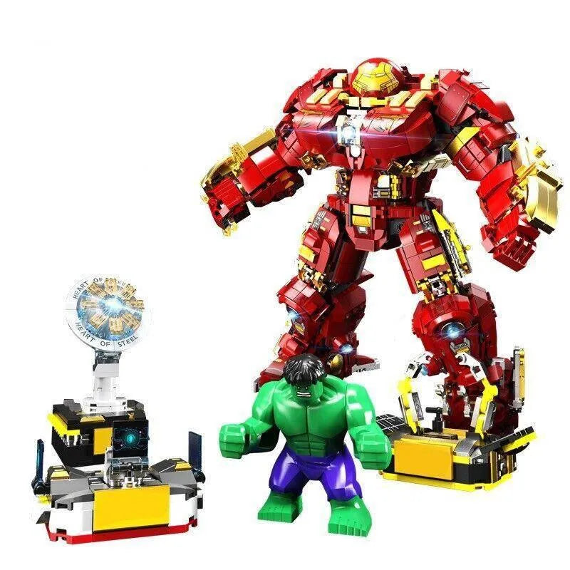 Hulk Blocks Basic Building Blocks Super Armored Hulk Iron Hero Toys