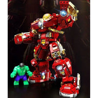 Thumbnail for Building Blocks MOC 2070 Iron Hero Super Armored Hulk Bricks Toys - 3