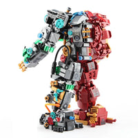 Thumbnail for Building Blocks MOC 2081 Iron Hero Avengers MK44 Hulkbuster Bricks Toy Construction Set Toys - 9