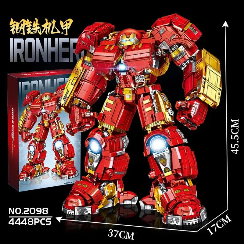 Building Blocks MOC 2098 Avengers Super Iron Hero Hulkbusters Bricks Toys Construction Set Toys - 6