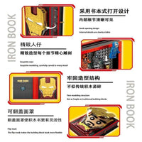 Thumbnail for Building Blocks MOC 3301 Super Hero Movie Marvel Iron Book Bricks Toys - 6