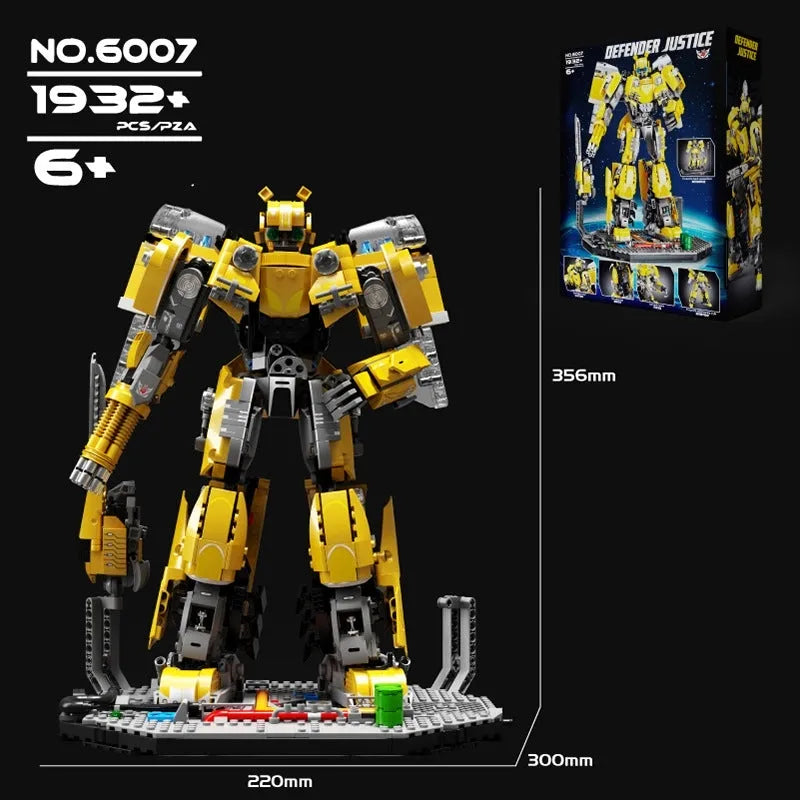 Building Blocks MOC 6007 Super Defender Justice Robot Bricks Toys - 10
