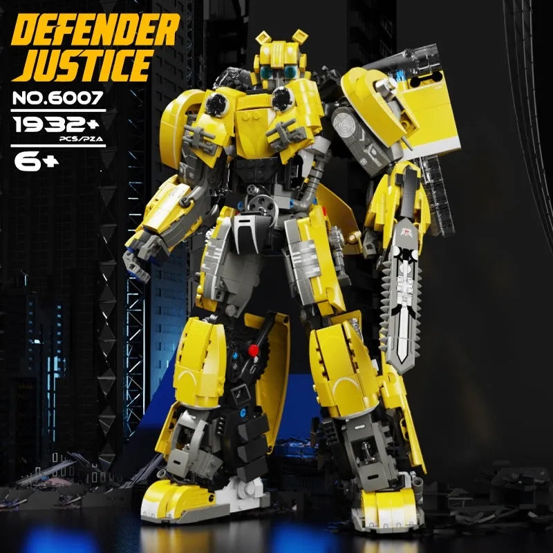 Building Blocks MOC 6007 Super Defender Justice Robot Bricks Toys - 5
