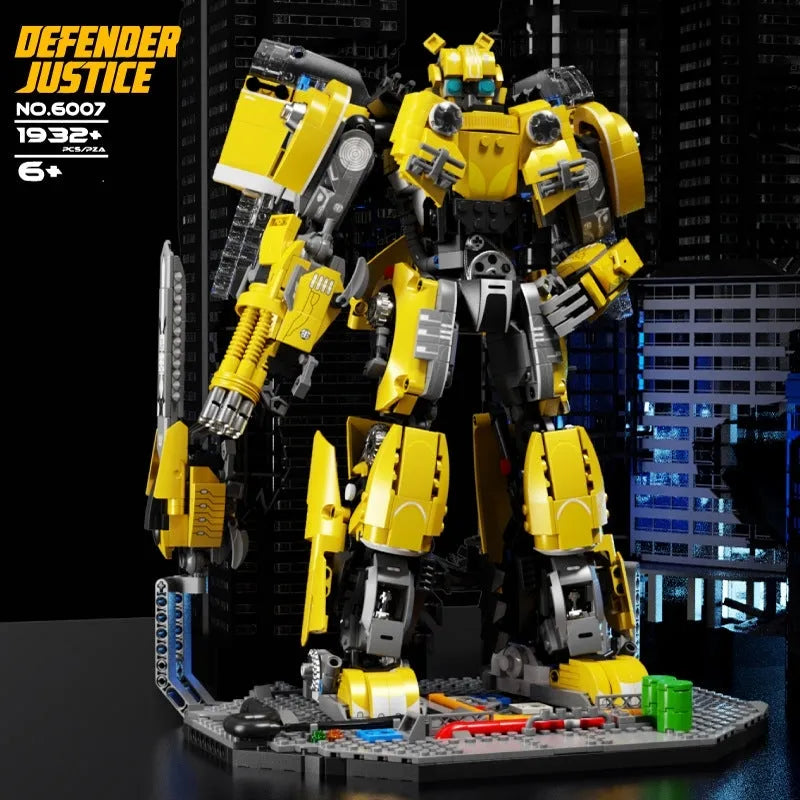 Building Blocks MOC 6007 Super Defender Justice Robot Bricks Toys - 3
