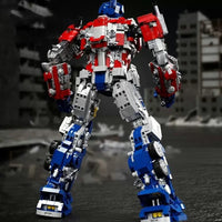 Thumbnail for Building Blocks MOC 6008 Optimus Prime Defender Justice Bricks Toys - 4